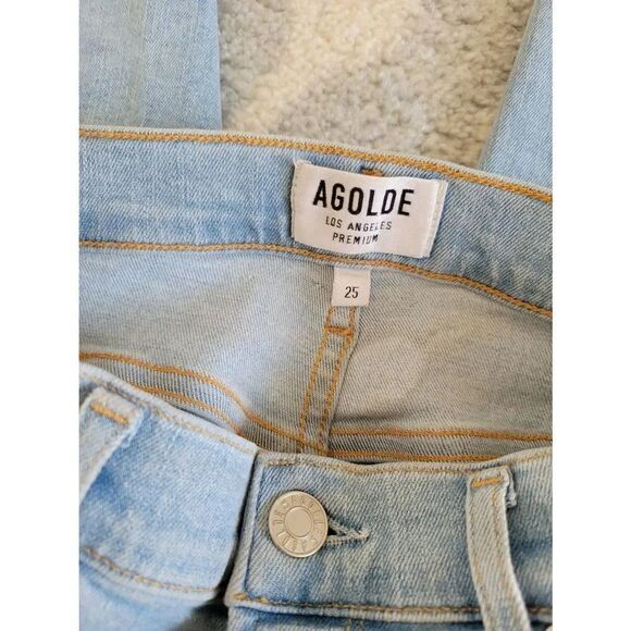 Agolde Sophie High Rise Skinny Crop in Parallel 25 - Picture 11 of 12